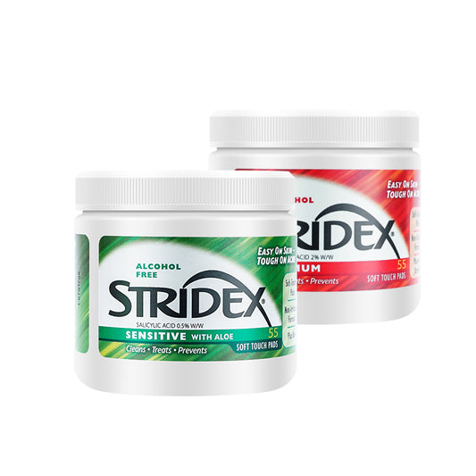 Stridex 水杨酸棉片正品祛痘淡化痘印去闭口黑头酸清洁收缩毛孔刷